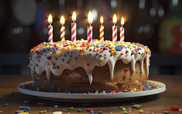 img_0008_bolo-de-aniversario-com-velas-coloridas-na-mesa-de-madeira-e-fundo-preto-ai-generative